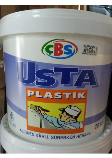 ÇBS Usta Plastik 20 Kg Beyaz Boya