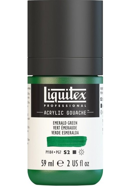 Professional Akrilik Guaj Boya 59 ml Zümrüt Yeşili 450 S2