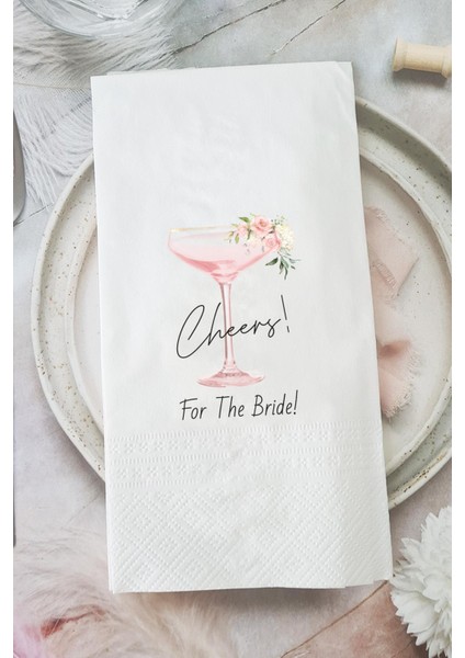 Cheers For The Bride Konuşan Peçete Sunum Peçetesi