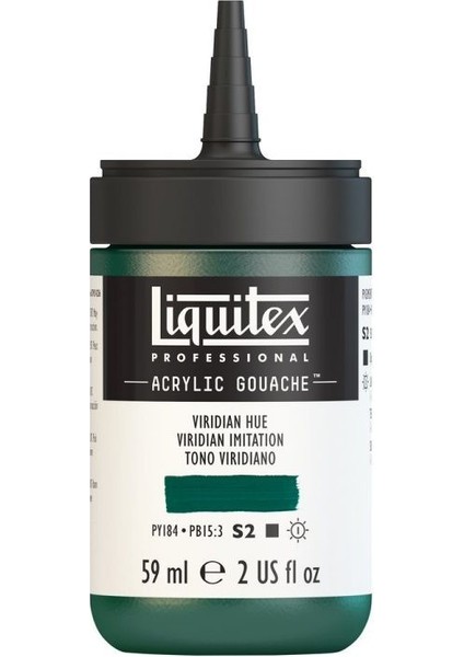 Professional Akrilik Guaj Boya 59 ml Viridian Hue 398 S2