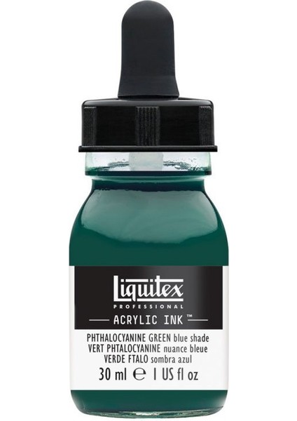 Professional Akrilik Mürekkep 30 ml Phthalocyanine Green Blue Shade 317
