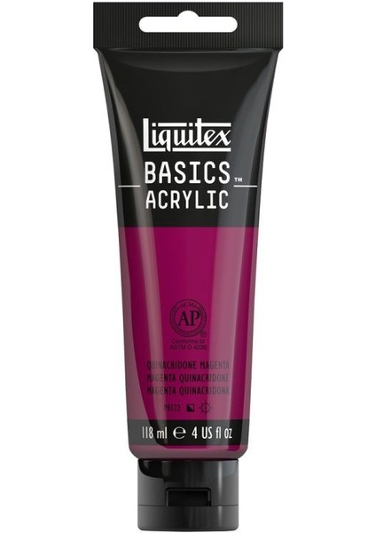 Basics Akrilik Boya 118 ml Quinacridone Magenta 114