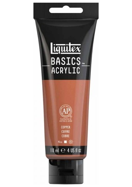 Basics Akrilik Boya 118 ml Bakır 53