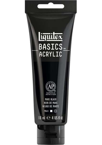 Basics Akrilik Boya 118 ml Mars Siyahı 276
