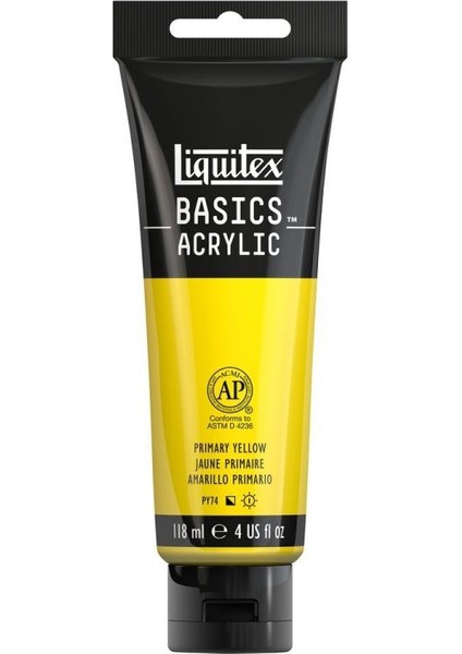Basics Akrilik Boya 118 ml Primer Sarı 410