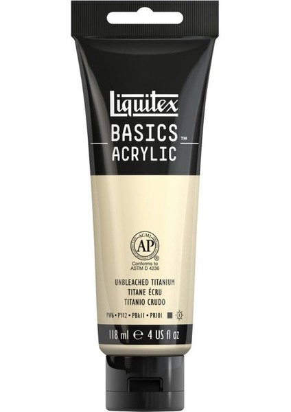 Basics Akrilik Boya 118 ml Ağartılmamış Titanyum 434