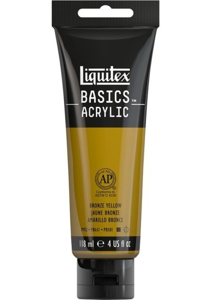 Basics Akrilik Boya 118 ml Bronz Sarı 530