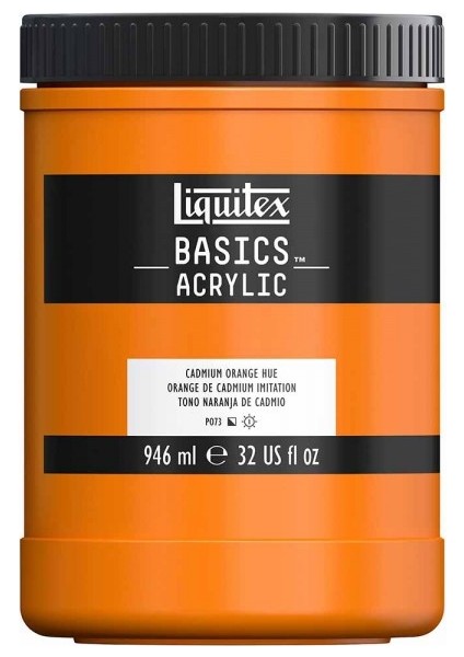 Basics Akrilik Boya 946 ml Kadmiyum Turuncu Hue 720