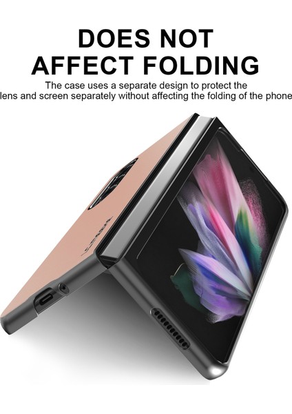 Samsung Galaxy Z Fold4 5g Için Telefon Kılıfı - Pembe (Yurt Dışından)