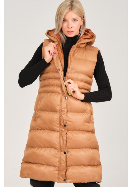 Z6757 Dewberry Kadın Yelek-Taba fırsatları