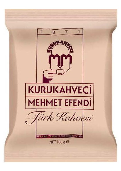 Mehmet Efendi Kurukahveci Türk Kahvesi 100 gr (50’li Set) (25'li x 2 Koli)