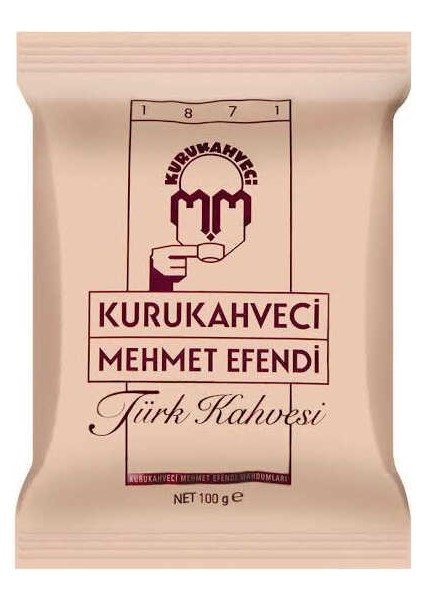 Kurukahveci Türk Kahvesi 100 gr (100'LÜ Set) (25'li x 4 Koli)