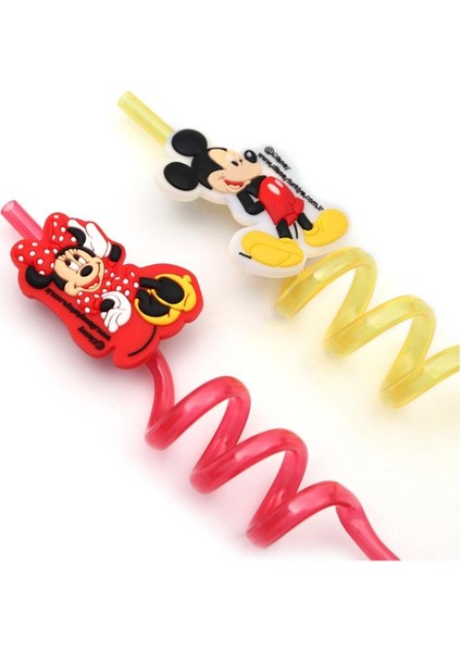 Orijinal Lisanslı 2’li Mickey Mouse ve Minnie Mouse Pipet