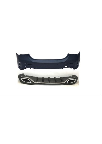 Mercedes W117 Cla Serisi Oem Amg Arka Tampon ve Egzoz