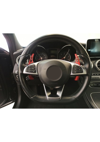 Mercedes C/glc/gle/s/cla/gla Paddle Shift F1 Kırmızı 2015+