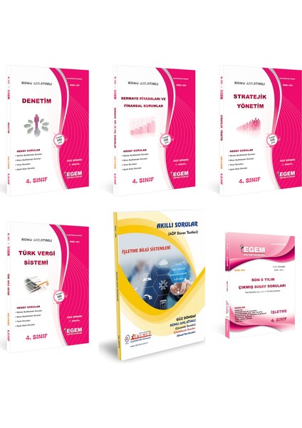 AÖF İşletme 4. Sınıf Güz 7 Dönem Konu Anlatımlı Soru ve Çıkmış