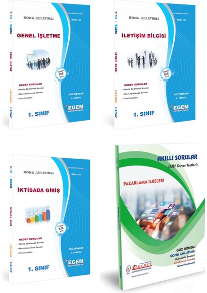 AÖF Marka İletişimi 1. Sınıf Güz 1 Dönem Konu Anlatımlı Sorular