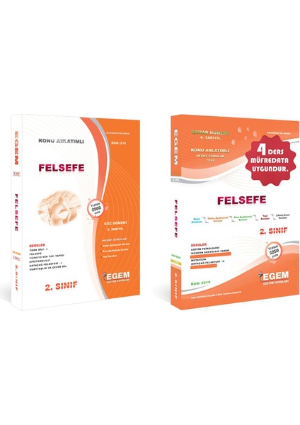 AÖF Felsefe2. Sınıf Güz ve Bahar 1 ve 2 Dönem Konu Anlatımlı Soru
