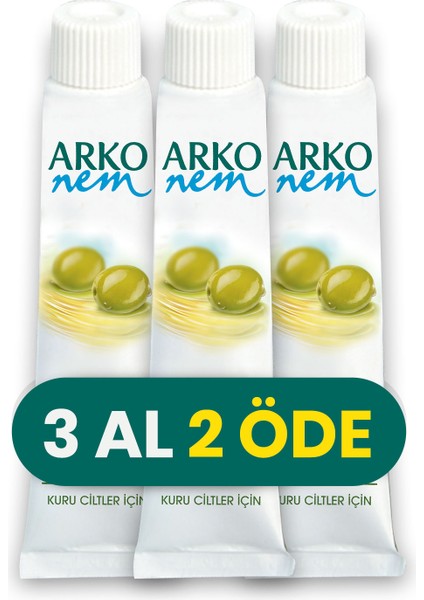 Arko Nem Zeytinyağlı El Kremi 3X20CC