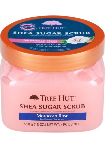 Tree Hut Moraccan Rose Shea Sugar Scrub Vücut Peelingi 510GR