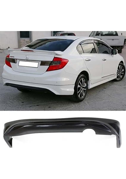 Civic Fb7 Modulo Arka Ek Mat Siyah Çıkışsız 2012 2013 2014 2015 2016