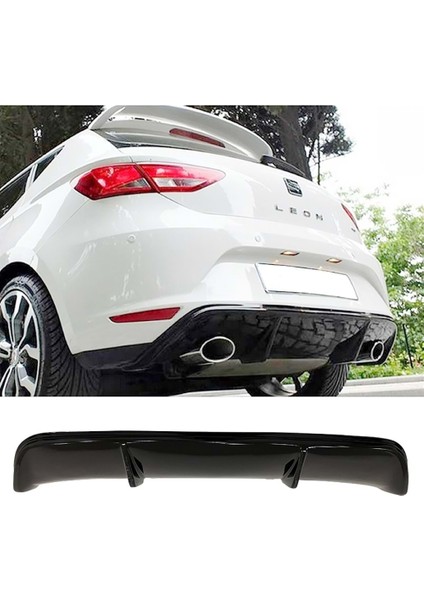 Seat Leon Mk3 Style Difüzör Piona Black Çıkışsız 2012 2013 2014 2015 2016