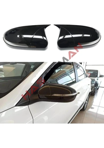 Hyundai I20 Batman Yarasa Ayna Kapağı Sinyalli Piano Black 2014 2015 2016 2017 2018 2019 2020