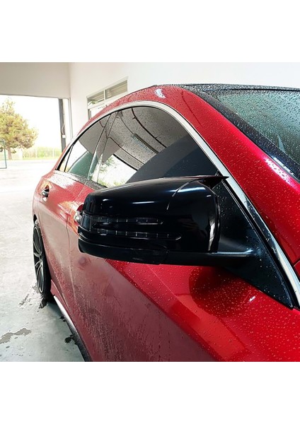 Mercedes W177 A Class Batman Yarasa Ayna Kapağı Piano Black 2018 2019 2020 2021