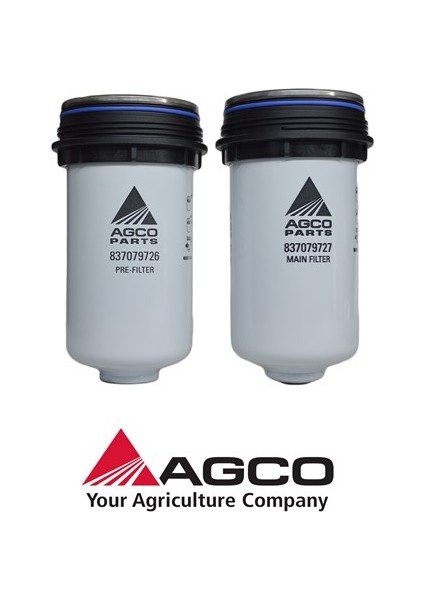 Massey Ferguson Agco Mazot Filtre Kiti V837091436 - V837079718 Orijinal
