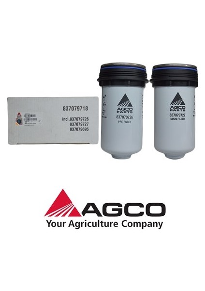 Massey Ferguson Agco Mazot Filtre Kiti V837091436 - V837079718 Orijinal modelleri