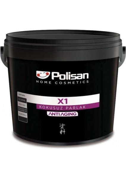 X1 Su Bazlı Parlak Boya 2,5 Lt Beyaz