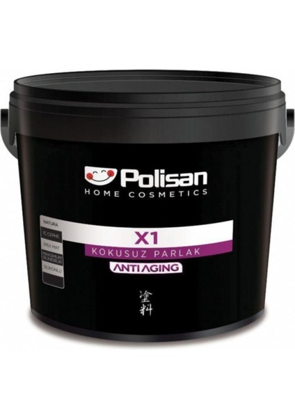 X1 Su Bazlı Kokusuz Ahşap ve Metal Boyası 2.5 Lt Beyaz