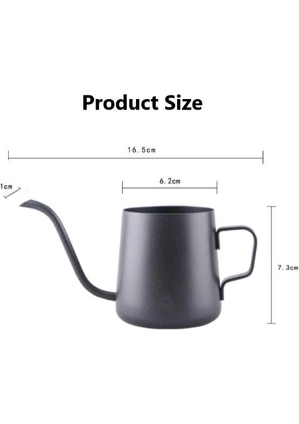 250ML Su Isıtıcısı Üzerine Dökün Kahve Makinesi Paslanmaz Çelik Çaydanlık (Yurt Dışından)