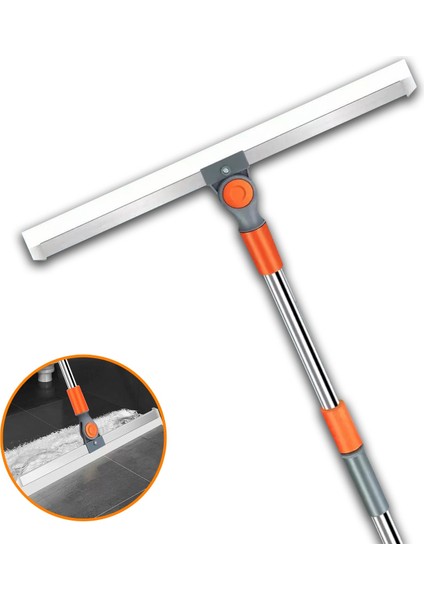 Sihirli Silikon Çekpas Oynar Başlıklı Çekçek Mop