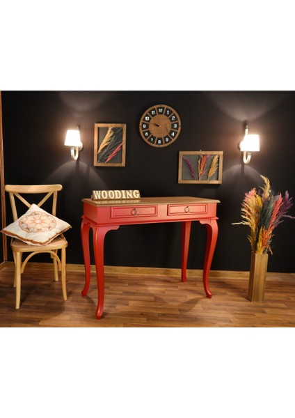 120 cm Çift Çekmeceli Masif Dresuar