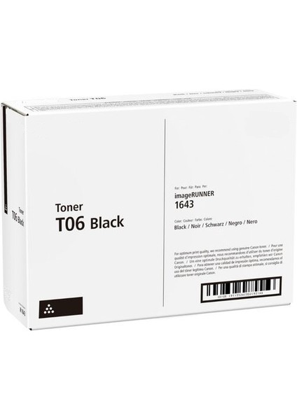 Canon T06 Siyah Muadil Toner / Chipsiz