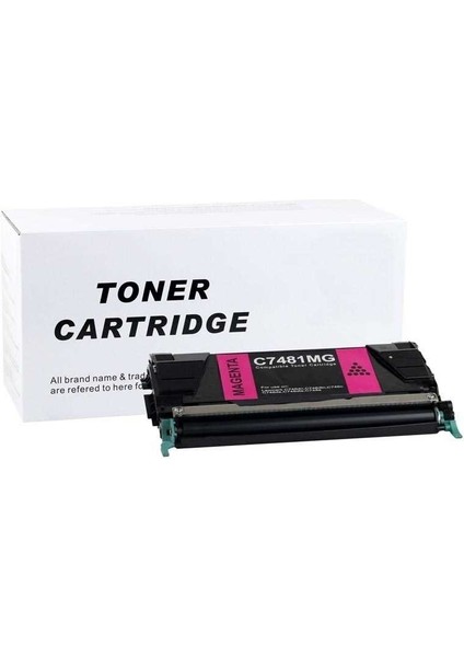 Lexmark C746-C746A1MG Kırmızı Muadil Toner
