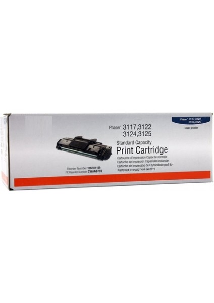 Toner Sepeti Xerox Phaser 3117-106R01159 Muadil Toner