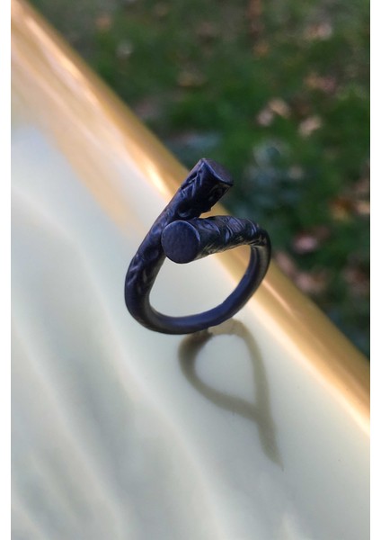 Halka Düğüm Model Ayarlanabilir Siyah Yüzük fiyatları