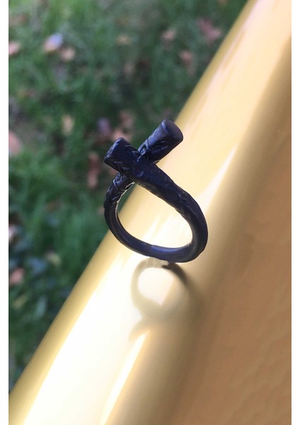 Halka Düğüm Model Ayarlanabilir Siyah Yüzük modelleri