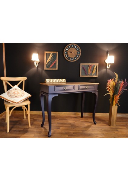 120 cm Çift Çekmeceli Masif Dresuar