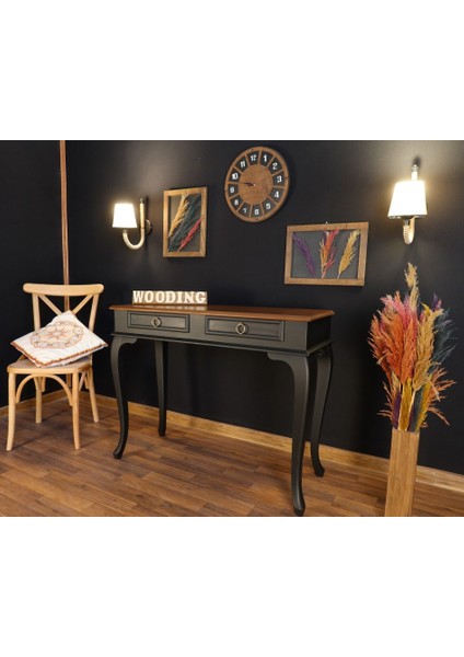 120 cm Çift Çekmeceli Masif Dresuar