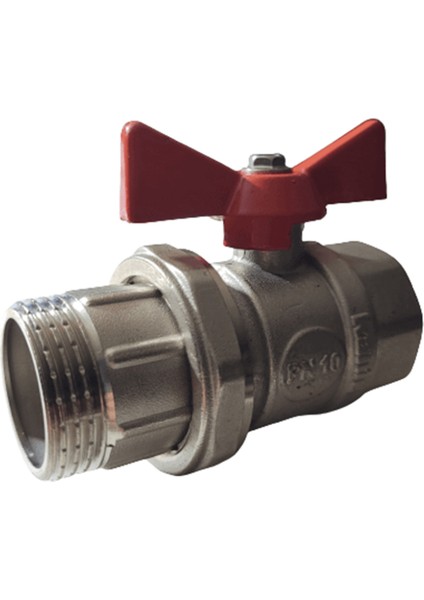 Rakorlu Küresel Vana 1" Kırmızı