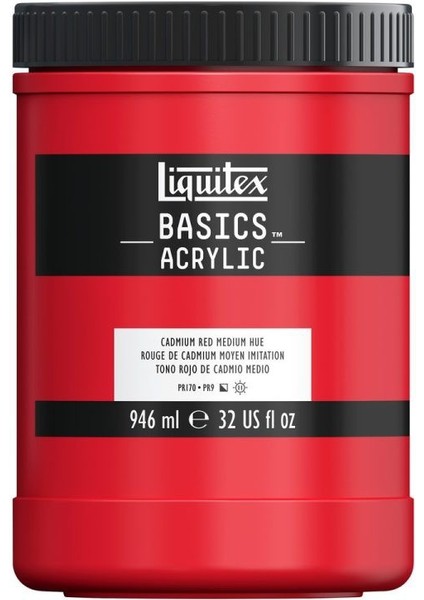Basics Akrilik Boya 946 ml Cadmium Red Medium Hue 151