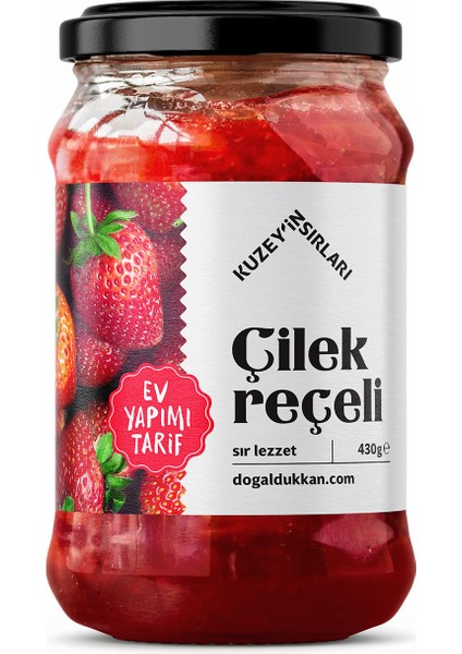 Kuzeyin Sırları Çilek Reçeli 500 gr