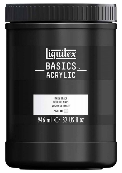 Basics Akrilik Boya 946 ml Mars Black 276