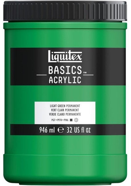 Basics Akrilik Boya 946 ml Light Green Permanent 312