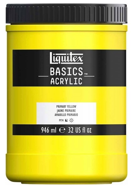 Basics Akrilik Boya 946 ml Primary Yellow 410