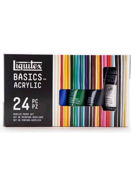 Basics Akrilik Boya Seti 24 Renk x 22 ml Tüp