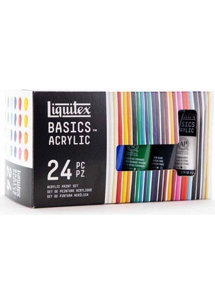 Basics Akrilik Boya Seti 24 Renk x 22 ml Tüp fiyatları